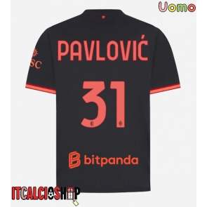 AC Milan Strahinja Pavlovic #31 Terza Maglia 2026-27 Manica Corta
